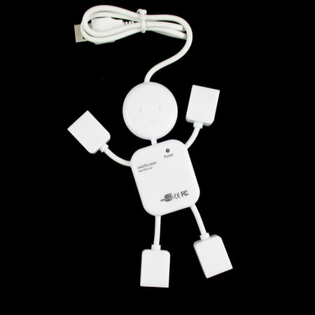 Kikkerland US006 USB Hubman white 